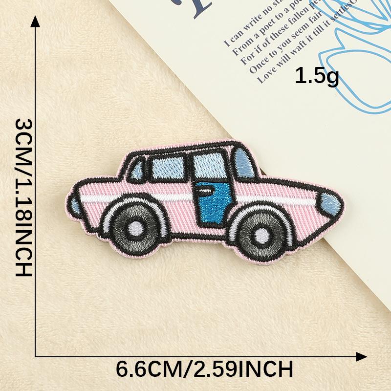 Original Embroidery Label Embroidery Sticker Cartoon Car Clothing Accessories Self-adhesive Patch Sticker Coat and Hat Badge Cloth Sticker