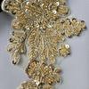 Gold Handmade Beads, Car Bone Line, Flower Clothing, Dress, Performance Clothing, Decorative Accessories, Cloth Stickers, Accessories