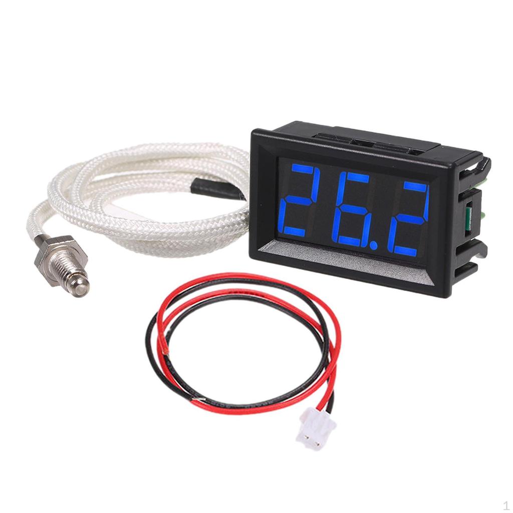 12V Digitalthermometer -30-800 Grad Leichtes, hochpräzises Industriemessgerät