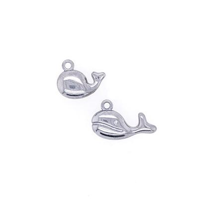 Surgical Steel Flat Dolphin Pendant Accessory