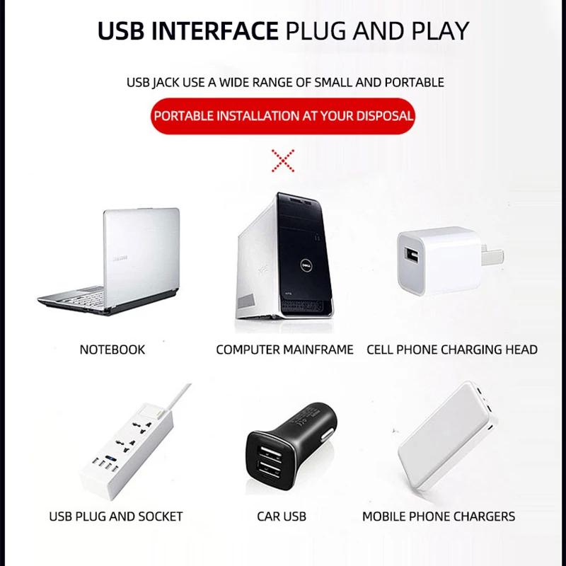 Dj Lighting Sound Party Auto USB Mini Disco Ball Lights RGB Multi Color Car Atmosphere Room Decorations Lamp Magic Strobe Light