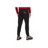 Emporio Armani EA7 Logo Print Elastic Waist Mid-Rise Tapered Knit Sports Pants Men bottoms Black 8NPPB5-PJ07Z-1205