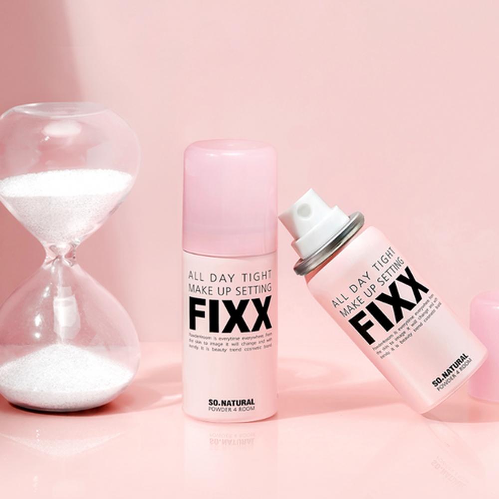 SO NATURAL All Day Tight Makeup Setting Fixer 35ml, Korean