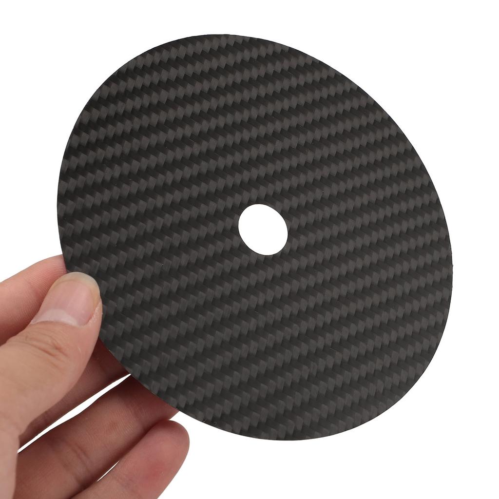 CD Tuning Pad HIFI CD Tuning Mat Low Distortion Rate Carbon Fiber CD Pad for CD Player Black