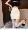 Women's XS Black Summer 2025 High Waist Bodycon Midi Pencil Skirt