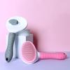 Brosse d'épilation pour animaux de compagnie, peigne en acier inoxydable pour chiens, décoloration automatique des poils, peigne pour chat, nettoyage, fournitures de toilettage