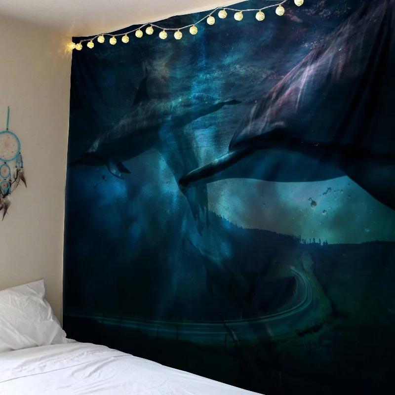 Декоративный гобелен с океанской акулой — фото 7