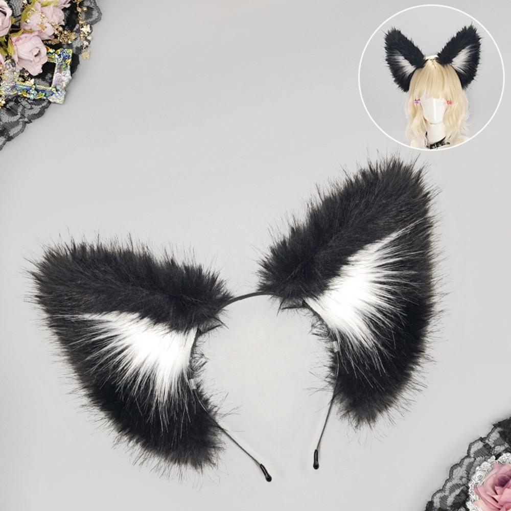 Faux Fur Animal Ear Headwear Realistic Furry Hair Band New Fox Ear Headband  Headwear