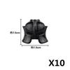 MOC Three Kingdoms Building Blocks Accessories Soldier Weapons Military Shield Sword Helmet Shoulder Armor Wings Mini Brick Toy