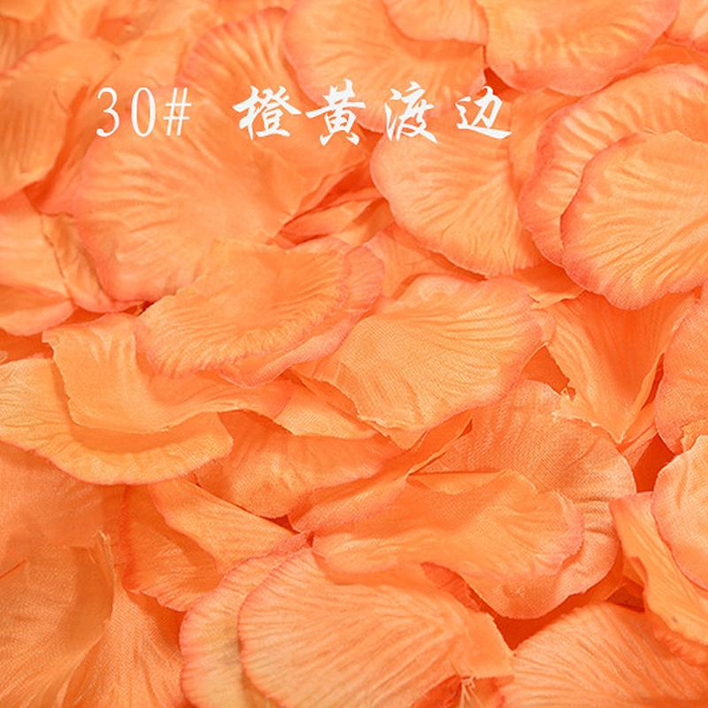 1000 pcs /pack Non-woven Fabric, Simulated Flower Petals, Rose Petals, Birthday Setting Balloon Accessories Shape