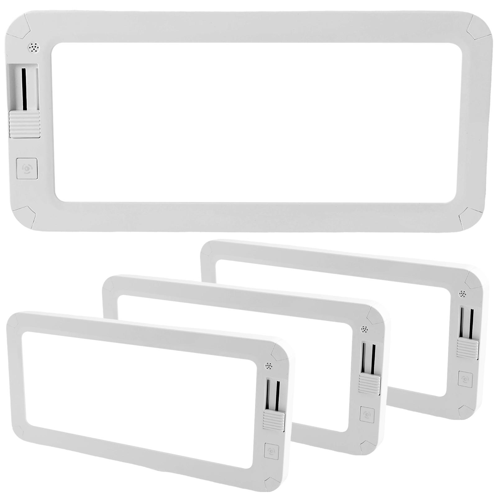 

4 шт. светодиодный светильник для салона автофургона, автомобильный светильник на крышу автомобиля, 10 Вт, 12 В/24 В, регулируемая яркость, 3 режима освещения для грузовика, лодки, кемпера, каравана