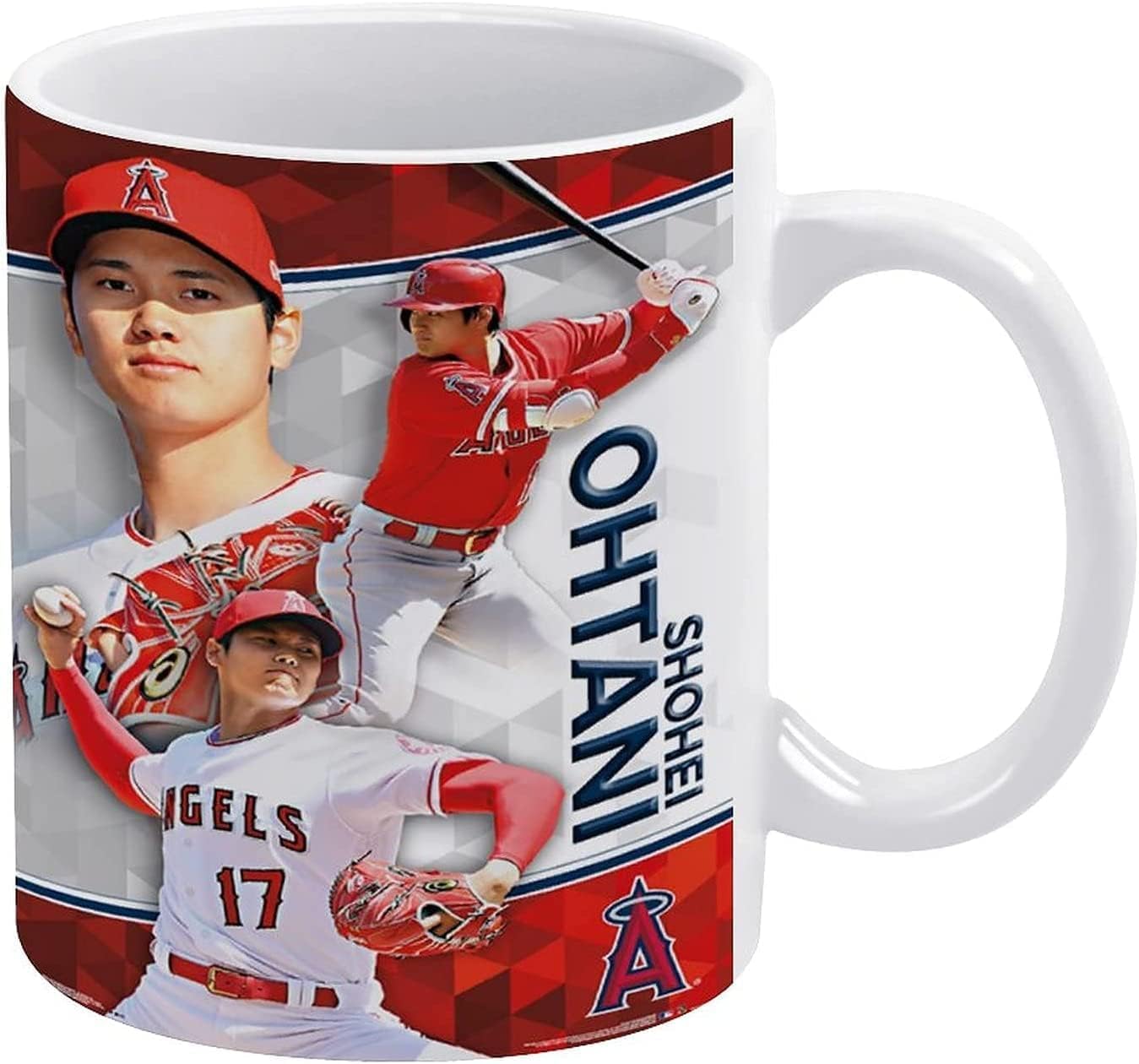 Кружка Шохеи Отани, Кофейная кружка, Термоизолированная, Стильная, Керамическая молочная кружка, 330 мл