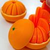 3D Printed Citrus Fruit Sensory Toy Twist Fidget Orange Ornaments Spiral Stress Relief Decompression Toy for Adults Students