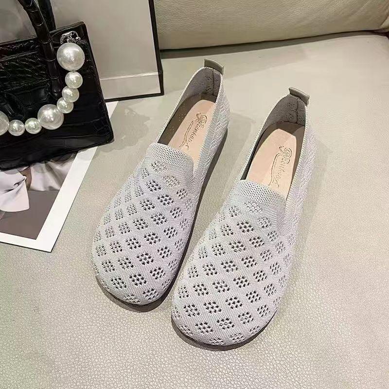 Весенние и летние парусиновые женские туфли — фото 8