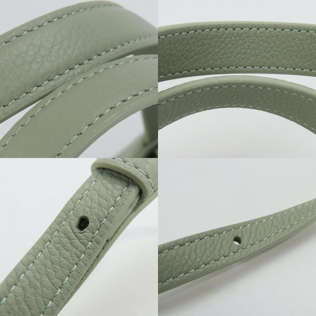 Used CELINE Handbag mini hippo Anais leather Light Clay Khaki Triomphe