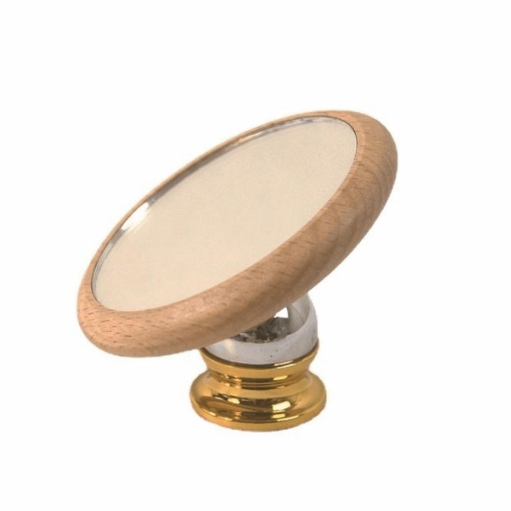 Magnetic Monitoring Coffee Reflective Mirror Reflective Mirror Wooden Base Espresso Mirror Flow Rate Observation