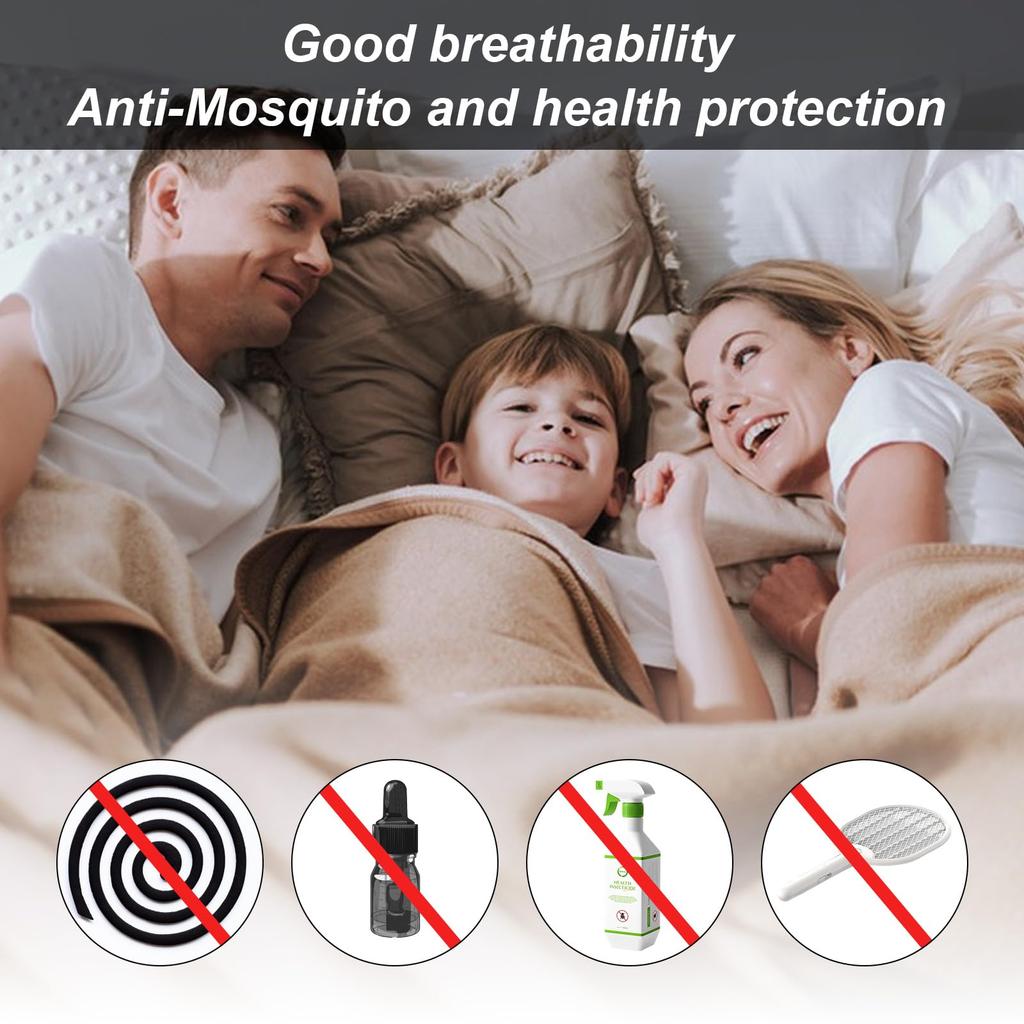 3-Pack White Fly Screens (130x150cm) - Self-Adhesive Mosquito Nets for Windows & Doors