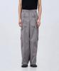 Kasakasa Pleated Curve Pants Gray