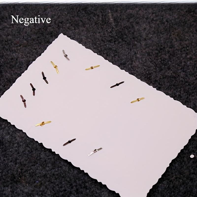 200pcs Antique Bronze Mini Brads - Durable Iron Square Fasteners with Flat Round Head for Scrapbooking, DIY Crafts, Card Making & Paper Projects