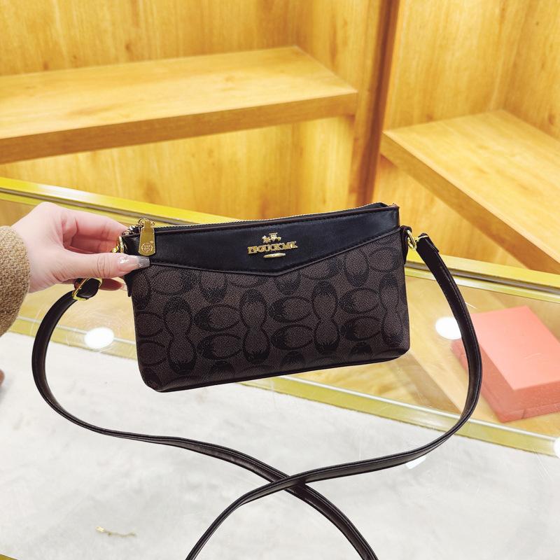 

Hot-selling bags women s new retro printed messenger bags women s bags underarm shoulder bags tide 24cm*24cm*16cm чорний