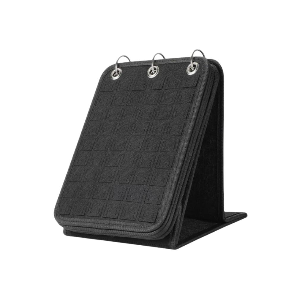 

Большая вместимость стеллажа для хранения значков, 5 листов, держатель для штифтов, органайзер для ювелирных изделий для магазинов чёрный