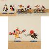 Detailed One Piece Character Figures 6-piece Set Luffy Robin Usopp Franky Kid Pvc Collectibles