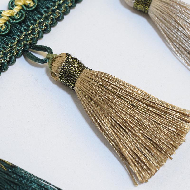 Red Tassel Lace - Multi-Use Home Accessory (12m) for Luggage, Curtains, and More