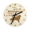 Newfoundland, Newfs, Newfies - Clock with Dog, Wooden Clock with Engraving, Personalised Clock by