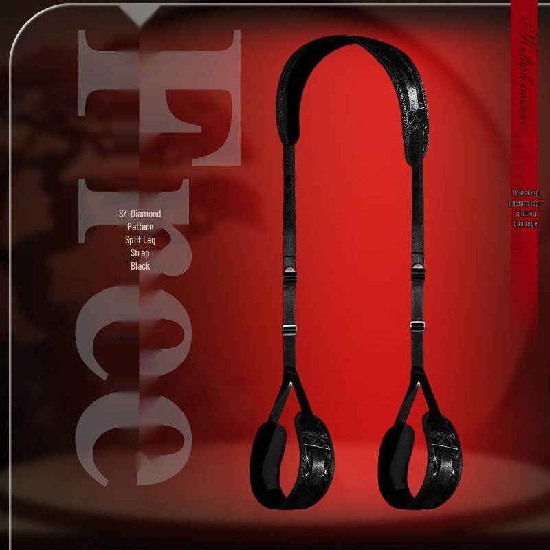 Bondage Door Restraint Strap and Handcuffs Set