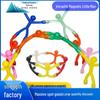 Colorful Magnetic Mini Figures: Creative Decompression Toys & Fridge Magnets for Kids