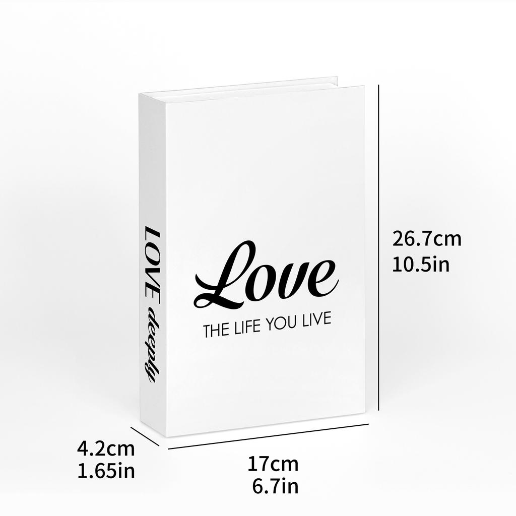 3Pcs Fake Books Set Simple Rustic Bundled Foldable Fake Book Ornaments Simulation Books Set Shooting-Props Living Room Decor
