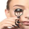 Metal Eyelash Curler With Eyelash Separating Comb Tool And 6 Replacement Refill Pads (Black)