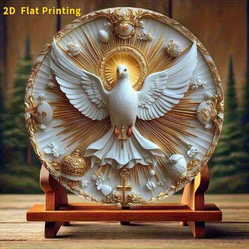 Decorative Metal Wall Art Sign 20x20 Cm Tin Painting