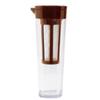 Portable 1L Cold Brew Coffee Pot Plastic Large Capacity Juice Kettle High Temperature Resistance with Filter Summer Teapot