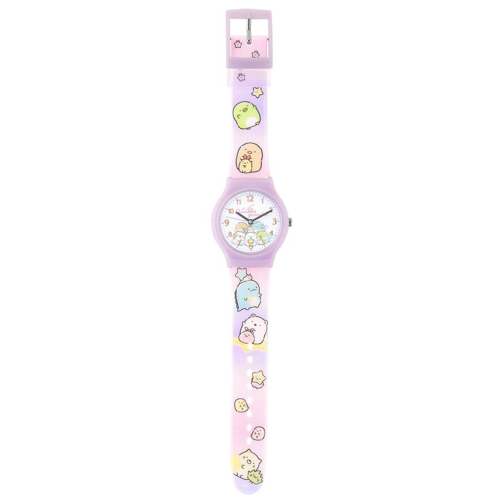 Sumikkogurashi Plastic Watch Purple
