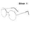 1 PC Retro Metal Anti-Blue Light Glasses Women Men Vintage Ultralight Round Frame Eye Protection Ultra Light Eyeglasses