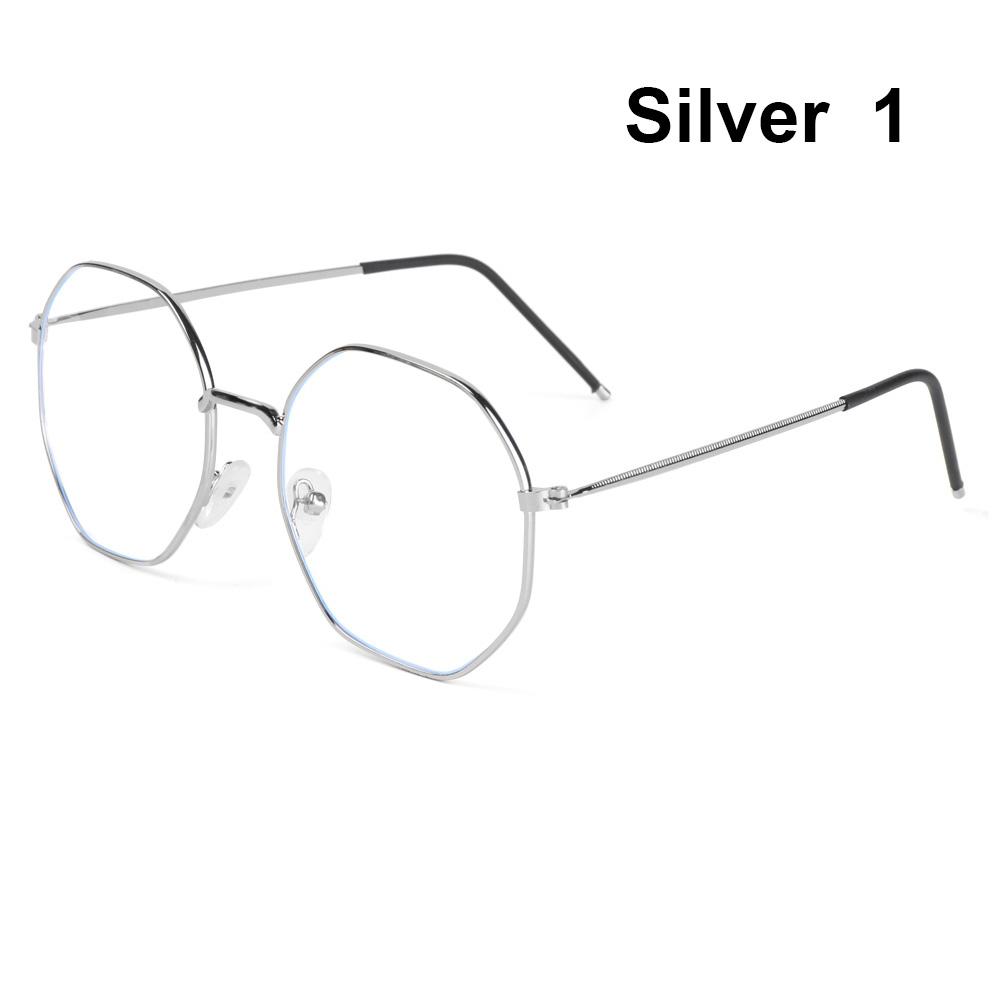 1 PC Retro Metal Anti-Blue Light Glasses Women Men Vintage Ultralight Round Frame Eye Protection Ultra Light Eyeglasses