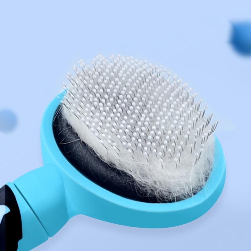 Pet Brush Deshedding Slicker Comb Comfort Handle Cats Brush for Shedding and Grooming for All Long or Short Hair Pet