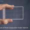 Golden Ratio Ruler Viewfinder, Optical Fibonacci Spiral Measuring Tool for Art, Design & Photography