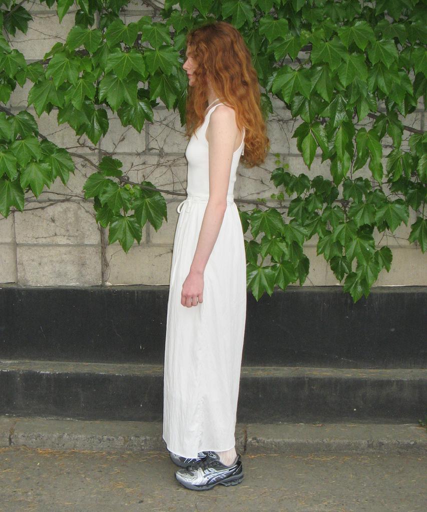 Daiaegeuneol One Off-Shoulder Long Dress (White)