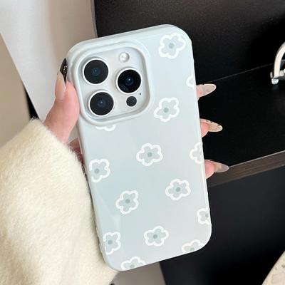 Funda Sencilla de Flores Azules para iPhone 17 iPhone 17 Pro Max