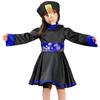 Jiangshi Costume for Halloween Chinese Zombie Dress Size [DECEED] Girls, Costume, Retro, Style, Cosplay, (Blue & L)