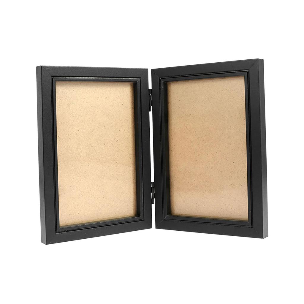 Fotoram 4x6 Trästativ Vertikalt Dekorativ Rustik Fotoram för Bordsskiva Vardagsrum Skrivbord Matsal Entré