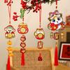 Traditional Spring Festival Door Decoration Paper New Year Hanging Ornaments  Wedding