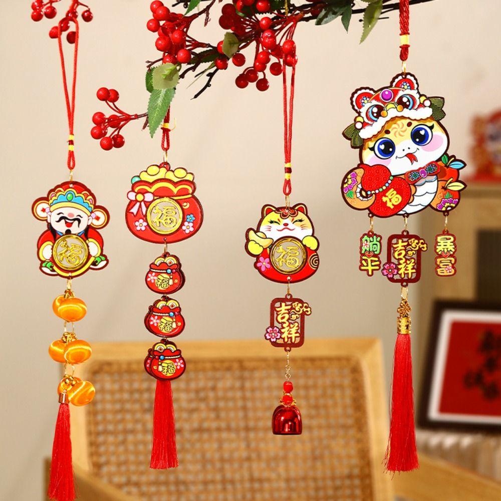 Traditional Spring Festival Door Decoration Paper New Year Hanging Ornaments  Wedding