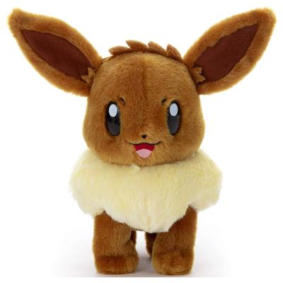 Takara Tomy Arts Pocket Monsters Pokémon I Choose You Pokémon Get pluche speelgoed Eevee, hoogte ca.. 21 cm