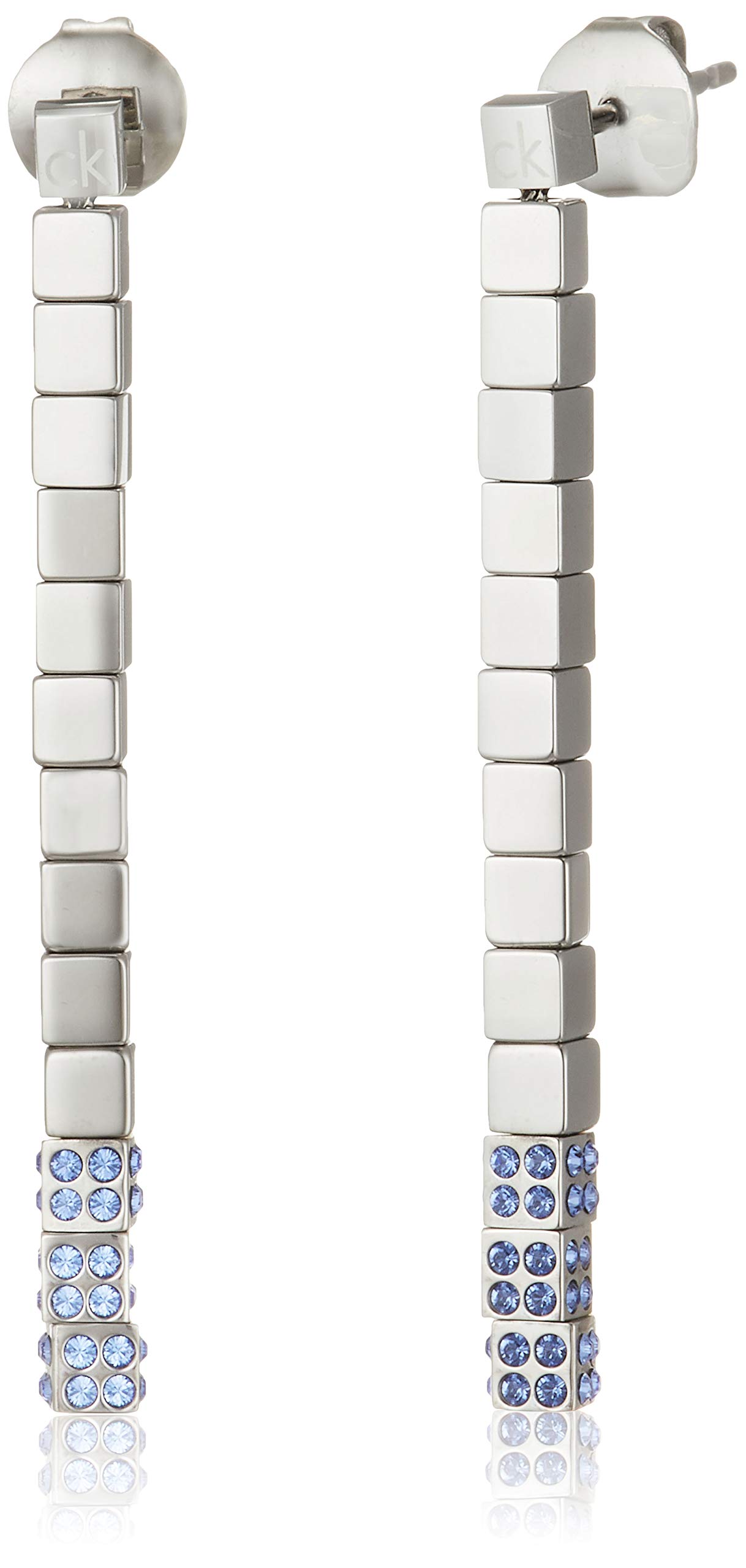 CALVIN KLEIN Tune Silver x KJ9MME040400 [Calvin Klein] Earrings, Blue,