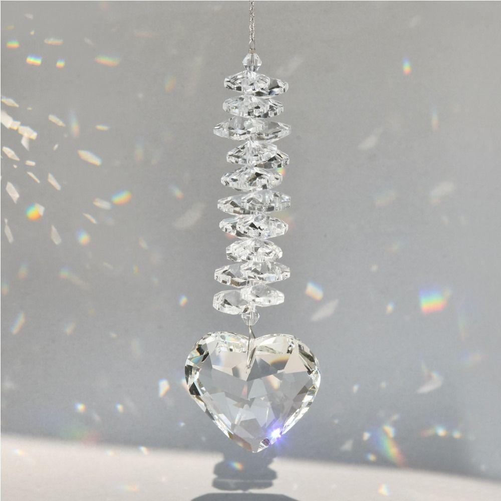 Crystal Prism Ball Pendant Clear Hanging Decoration Window Decoration Suncatcher  Holiday