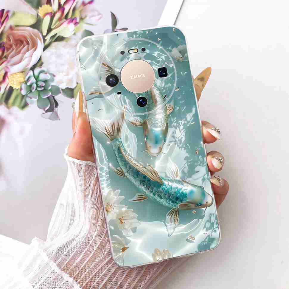 For Huawei Mate 80 5G 2025 Case VYG-AL00 Soft Silicone Sweet Heart Painted Cover Case For Huawei Mate80 Mate 80 TPU Fundas