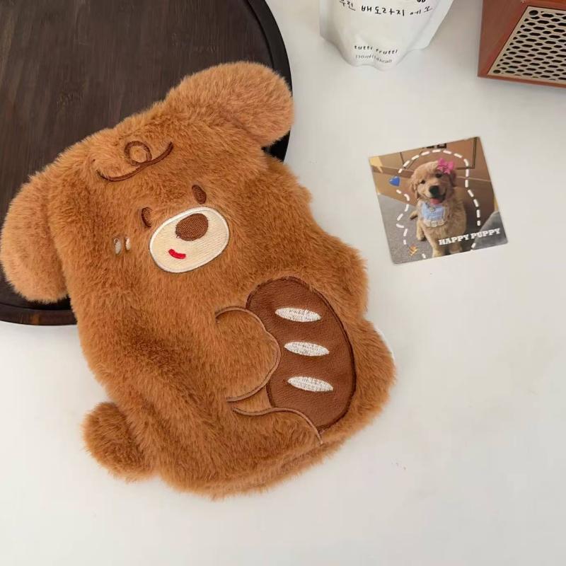 

2025 The Belly Warmer Thick Plush Hand Warmer Cute Cartoon Water Bottle Warm Water Bag Multi-Color Optional